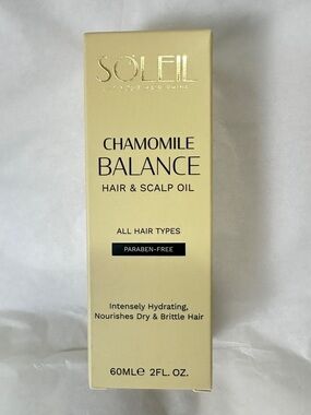 Soleil Chamomile Balance Hair & Scalp Oil - Cream